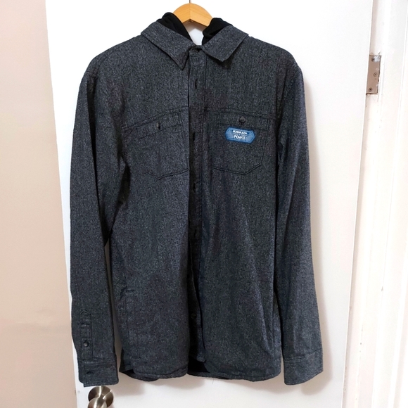 Armada SKIS hooded jacket XL, charcoal with black lining and hood - Picture 2 of 8